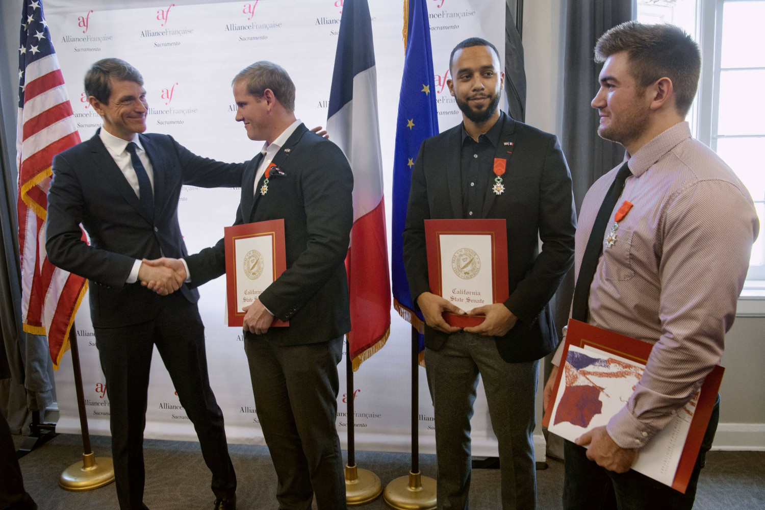 3 Men Granted French Citizenship for Thwarting Train Attack