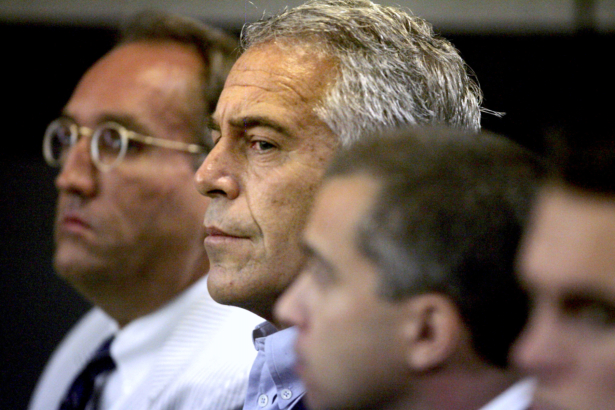 U.S. financier Jeffrey Epstein appears in court where he pleaded guilty to two prostitution charges in West Palm Beach