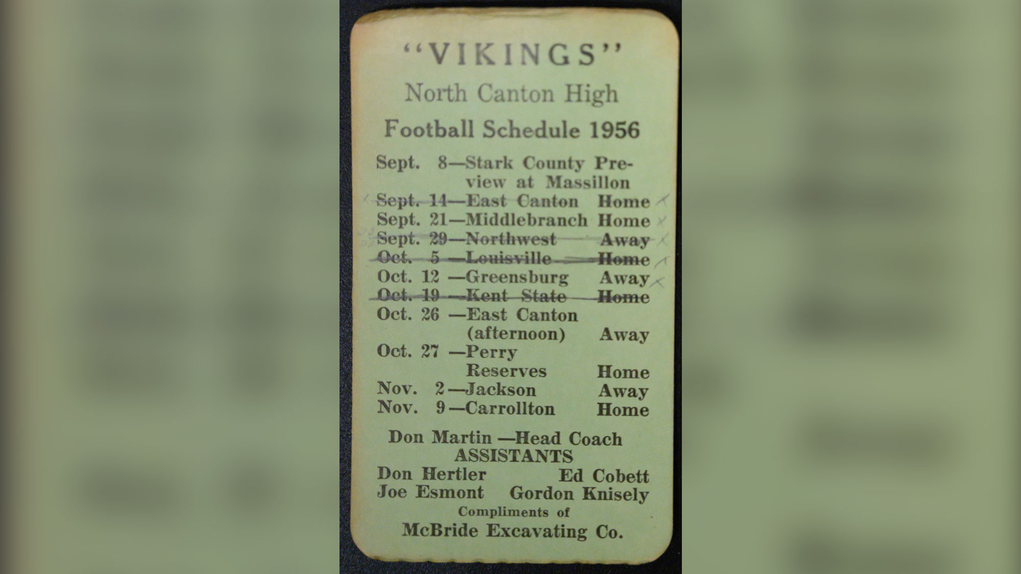 football schedule