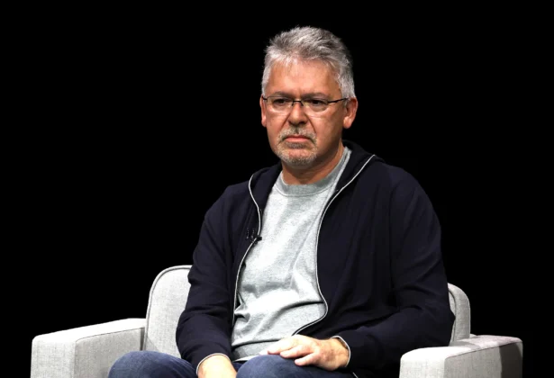 Apple Senior Vice President of Machine Learning and AI Strategy John Giannandrea at the Apple Worldwide Developers Conference (WWDC) in Cupertino, Calif., on June 10, 2024. (Justin Sullivan/Getty Images)