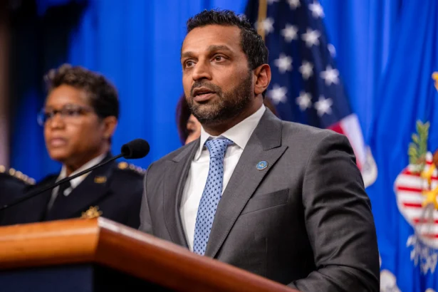 FBI Director Kash Patel speaks during a news conference at the Department of Justice in Washington on Dec. 4, 2025. (Daniel Heuer/AFP via Getty Images)