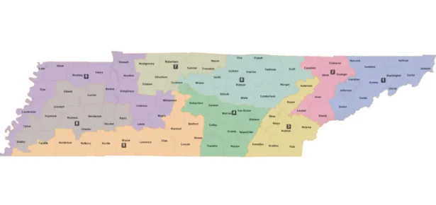 Tennessee Republicans unveiled a new congressional map during a special session aimed at redistricting the state on May 6. (Courtesy: Tennessee General Assembly)
