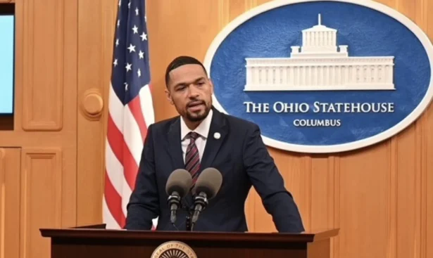 Ohio state Rep. Josh Williams, a Republican from Toledo, speaks in an undated photo. (Courtesy Ohio House of Representatives)