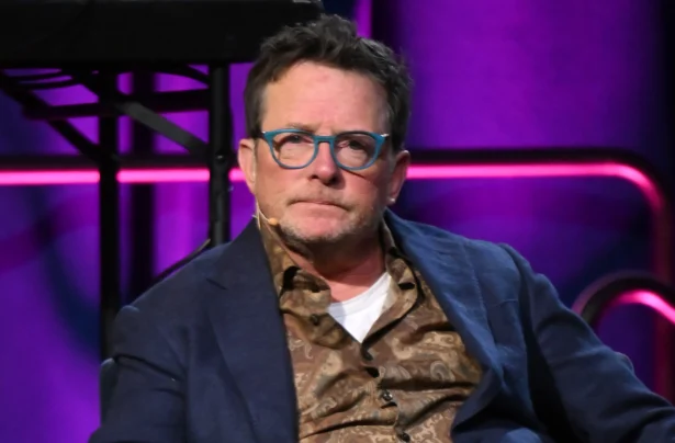 Michael J. Fox speaks onstage at A Funny Thing Happened on the Way to Cure Parkinson's at Casa Cipriani in New York City on Nov. 16, 2024. (Noam Galai/Getty Images for The Michael J. Fox Foundation)