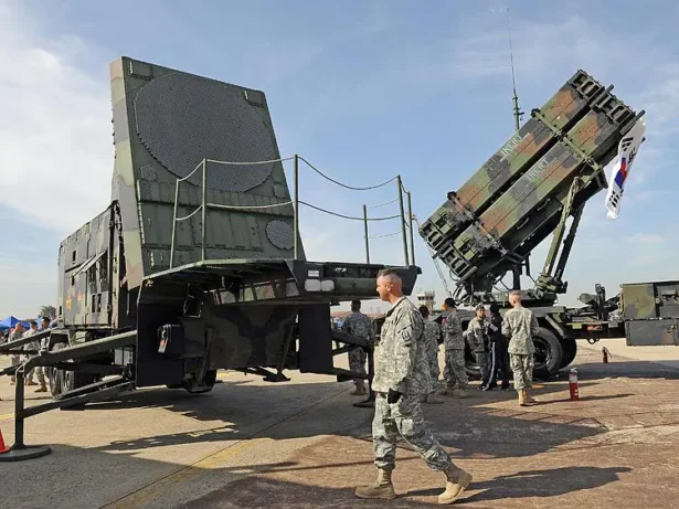 A Patriot missile PAC-3 system on display in South Korea in 2008. (Jung Yeon-Je/AFP/Getty Images)