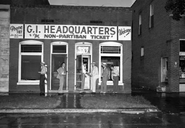 The headquarters for the G.I. Nonpartisan League in Athens, Tenn. (Courtesy of McMinn County Historical Society and Archives)